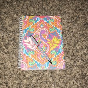 Vera Bradley notebook with pen